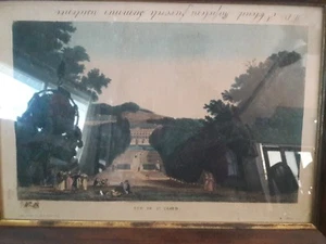 Antiguo Estampado Óptico-VISTA DE ST. CLOUD-Residencia de Verano de Napoleón-Basset-#18 - Imagen 1 de 7