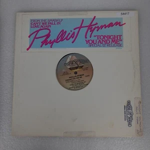 Phyllis Hyman Tonight You And Me PROMO SINGLE Vinyl Record Album - Picture 1 of 4