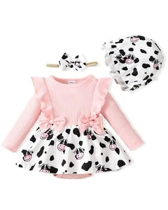 Baby Girl Clothes Winter Fall Newborn Girl Clothes Infant Baby Girl Dresses B... - Picture 1 of 6