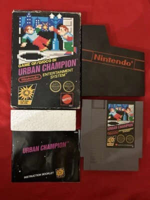 Rare PAL 5 Screw Urban Champion Hangtab Nintendo NES - Image 1 of 4