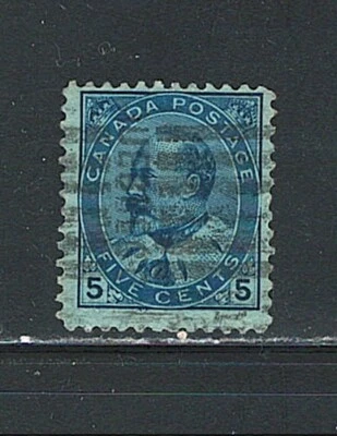 Nice Canada Year of 1903 Single Stamp Scott# 91, (used) - Image 1 of 2