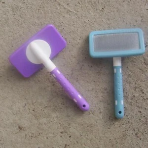 Zupfbürste drehbare Softbürste Bürste Stiegel Tier Haare Fellpflege Tierhaare - Bild 1 von 5