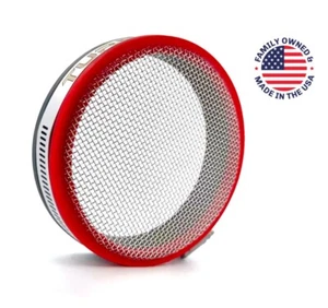 4X STRONGER / 4" Turbo-Guard SF+ Red Air Filter T3 T4 Garrett - Picture 1 of 2
