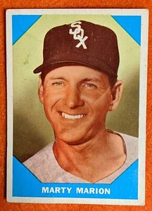 1960 FLEER BASEBALL GREATS - #19 Marty Marion - Very Good - Picture 1 of 2