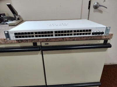 Cisco CBS220-48T-4G-NA 48 Port Rack Mountable Ethernet Switch - Image 1 of 2