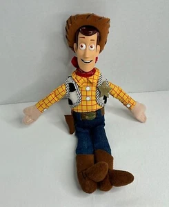 Disney Toy Story 12 Zoll Woody Plüsch mit Kunststoffkopf, Hut, Filzschuhe, Sheriff Abzeichen - Bild 1 von 13