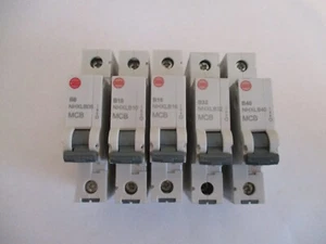 INTERRUPTORES AUTOMÁTICOS DE UN SOLO POLO 6KA MCB WYLEX NHXL B06 B10 B16 B20 B32 B40 B50 - Imagen 1 de 1