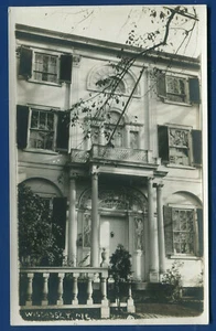 Wiscasset Maine me Sortwell House close up view real photo postcard RPPC - Picture 1 of 2