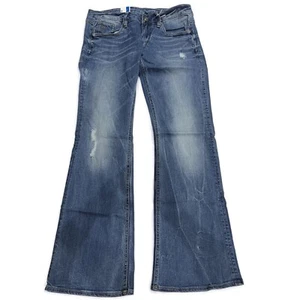 G-STAR Women's 3301 Bootleg Jeans Medium Aged Destroy RRP £80 - Picture 1 of 3