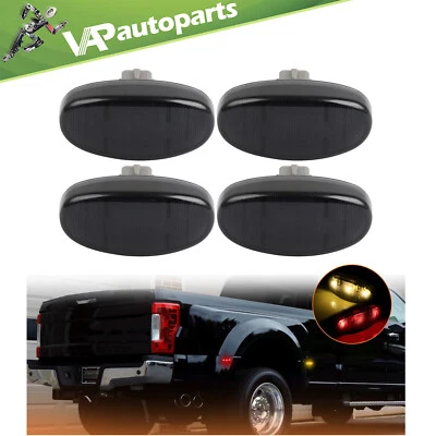 4PCS LED Fender Side Marker Lights For 2011-16 Ford F250 F350 F450 F550 - Image 1 of 4