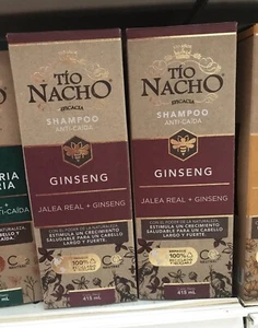 (1)TIO NACHO ANTICAIDA GINSENG SHAMPOO ESTIMULA CRECIMIENTO 415ML/ ANTI HAIRLOSS - Picture 1 of 1