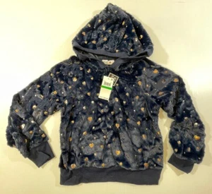 Beauties Girls Youth Navy Long Sleeve Cropped Hoodie Sweatshirt L - Picture 1 of 6