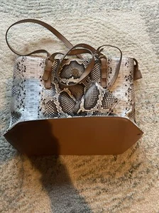 ann klein animal print tote bag - Picture 1 of 12