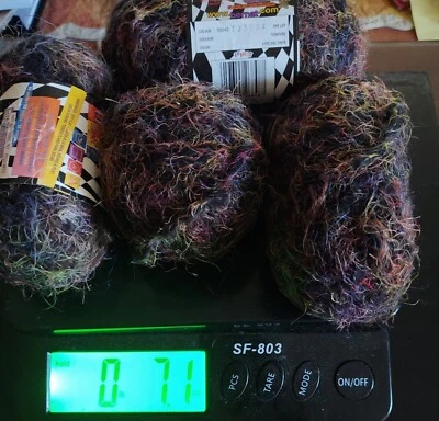 Bernat "Frenzy" BLACK BLAST 4 Skeins-Part Mohair & Alpaca/7.1oz Discontinued  - Image 1 of 2