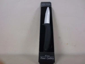 Chef Deluxe Ceramic Knife Pairing Knife Frost Cutlery 8 1/8" - 4" Blade - - Picture 1 of 5