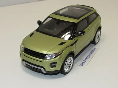 WELLY LAND ROVER RANGE ROVER EVOQUE SUV LIGHT GREEN 1:24 NEW NO BOX FREE SHIP  - Image 1 of 4