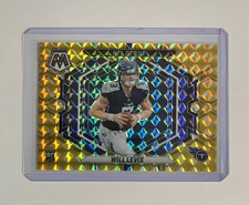 2023 Will Levis Mosaic NFL Debut Horizontal Rookie Card Yellow Prizm Parallel RC