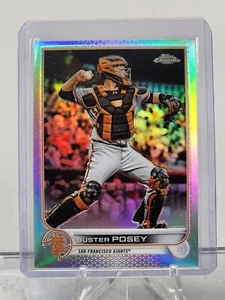 2022 Topps Chrome Buster Posey #95 Refractor - Picture 1 of 2