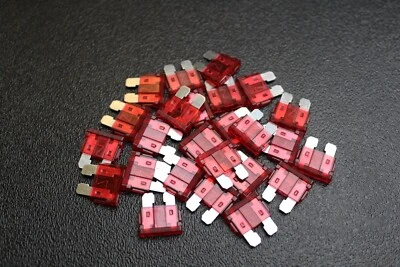100 PACK ATC 10 AMP FUSES ATO FUSE BLADE STYLE CAR BOAT AUTOMOTIVE AUTO ATC10 - Image 1 of 4