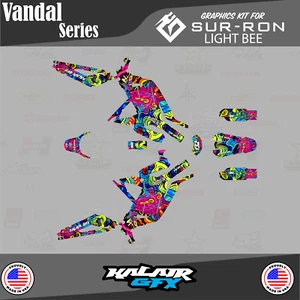 Graphics Kit for Surron Light Bee (All Years) Vandal Series - MAGENTA - Picture 1 of 6