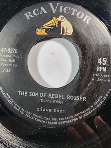 Duane Eddy – The Son Of Rebel Rouser / Story Of The Three Loves 45 RPM VG+ F1 - Picture 1 of 2
