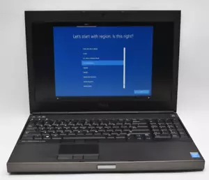 Dell Precision M4800 Laptop i7-4900MQ 2.80GHz 16GB RAM 256GB SSD WIN10 K2100M - Picture 1 of 12