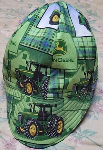 Welding cap Made With John Deere Green Blocks - Picture 1 of 1
