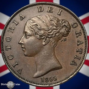 Great Britain 1855 Half Penny 1/2d GB5312 - Picture 1 of 2
