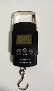 Portable Electronic Luggage Fishing Scale Portable LCD Digital With Hook - Picture 1 of 4