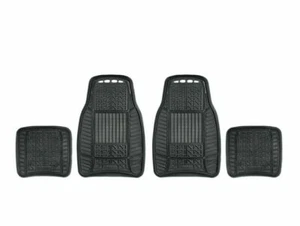 Michelin All Weather 4 piece Car Mat Set Rubber Non slip Black - Picture 1 of 3