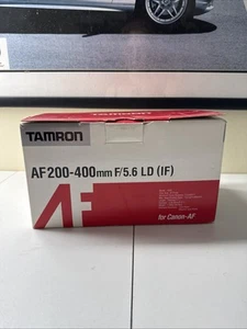 Tamron AF 200-400mm f5.6 for Canon EF Mount Model 75DE, Hood+Collar+ - Picture 1 of 9