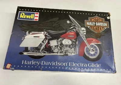 1996 Vintage Revell Harley-Davidson Electra Glide 85-7308 - OPEN BOX - Image 1 of 4