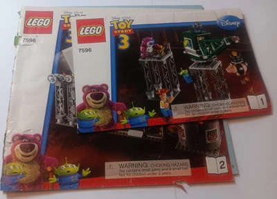 Lego 7596 Trash Compactor Escape Toy Instruction Manual Only No Bricks Some Wear - Image 1 of 2