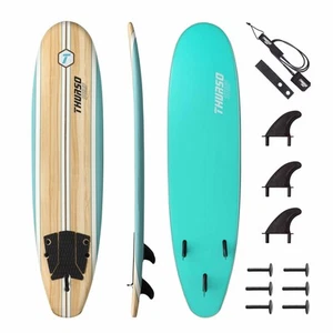 Aero 7ft Soft Top Foam Surfboard for Beginner Adults and Kids Lightweight Sho... - Picture 1 of 6