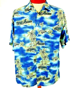 Campia Moda Herren Hawaiihemd Large Vintage Cars Drive In - Bild 1 von 5
