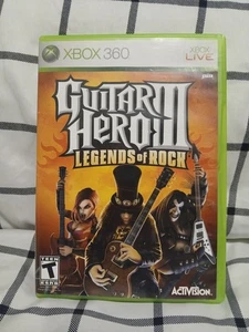 Gitar Hero III: Legends of Rock - Microsoft Xbox 360 CIB getestet funktioniert - Bild 1 von 3