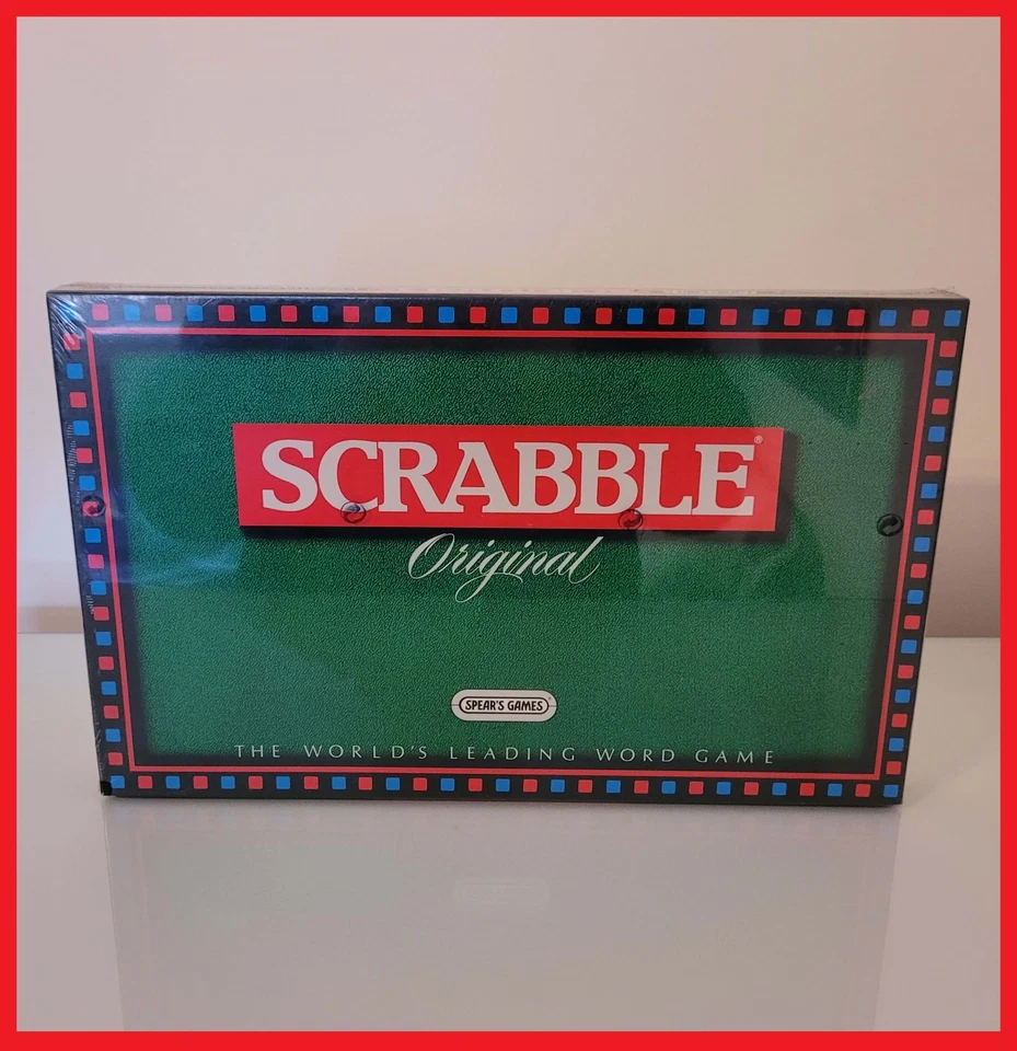 Scrabble Original Board Game 1988 - Spears Games - Mattel - Factory Sealed Vtg - Image 1 of 4