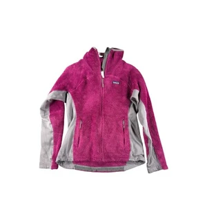 Patagonia Jacket Womens Large Hooded Full Zip Polartec Thermal Pro R Fleece - Picture 1 of 16