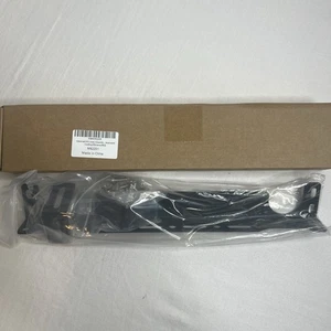 Universal Aluminum Mounting Bracket Engine Oil Cooler Radiator Adapter Kit Black - Foto 1 di 4