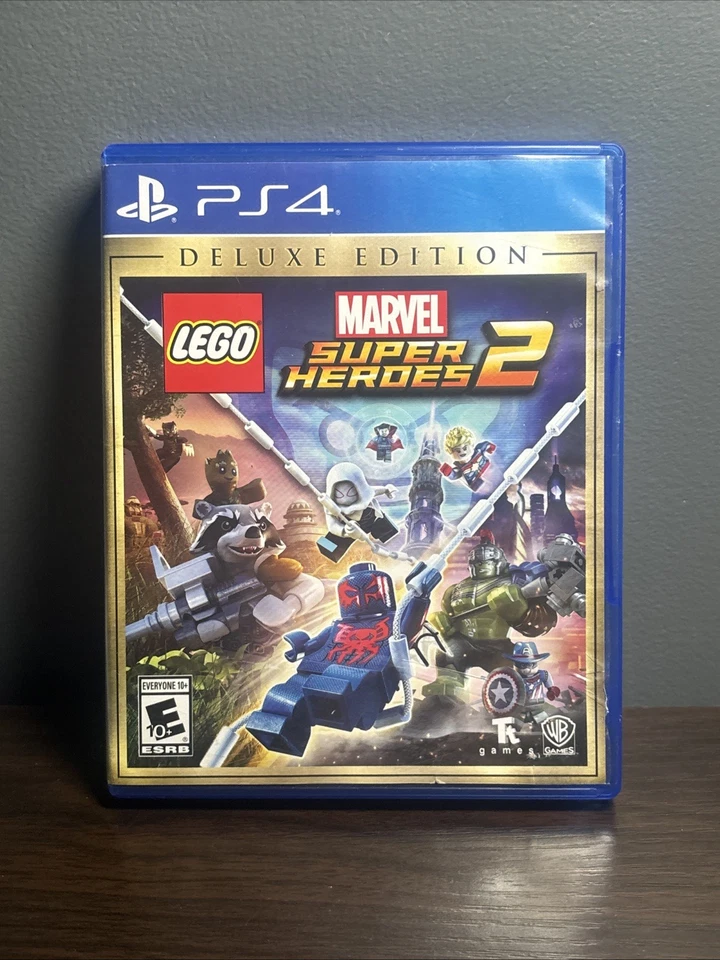 Lego Marvel Super Heroes 2 PS4 (Edición Deluxe) Sin Manual Ni Figura Foto 1 de 4