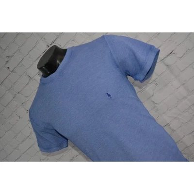 Рубашка тепловая Polo Ralph Lauren хлопковая мужская размер средний синий короткий рукав - Изображение 1 из 4