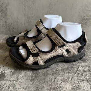 Ecco Yucatan Wandern Walking Sandalen Repceptor Beige Damen Größe EU 39 US 8 8,5 - Bild 1 von 8