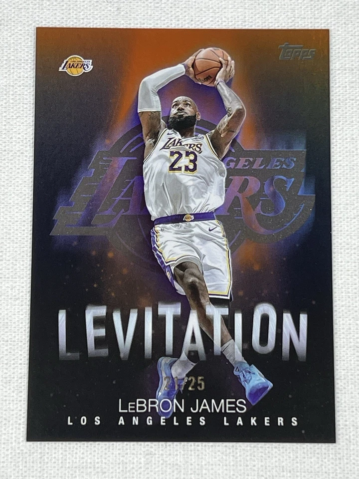 2025-2026 Flagship Topps LeBron James Levitation Orange SSP # /25 📈INVEST - Image 1 of 3