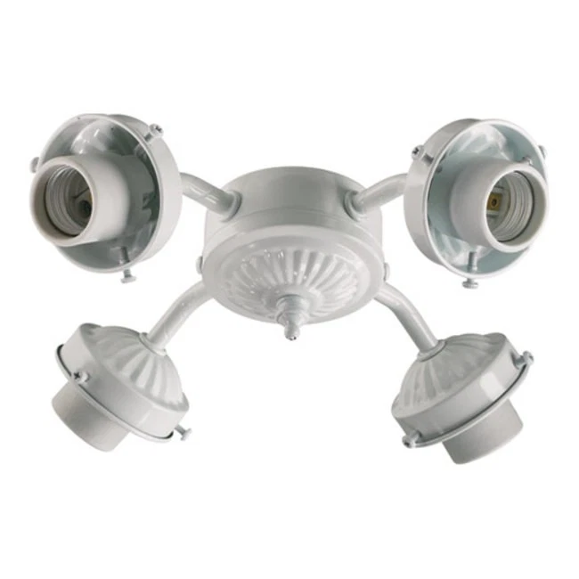 Quorum International 2444-CFL White 4 Bulb Fluorescent Fan Light Kit - Image 1 of 1