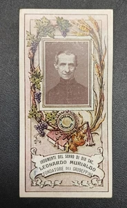 Santino Leonardo Murialdo con Reliquia Ex Indumentis - 1925 - Picture 1 of 2