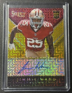 1/1 JIMMIE WARD 2014 PANINI SELECT #RA-JI ROOKIE AUTO PRIZM MOJO GOLD RC 1/1 - Picture 1 of 2