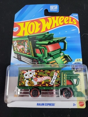 Hot Wheels #57 HW 2026 pesos pesados 3/5 RAIJIN EXPRESS verde nuevo casi como nuevo Foto 1 de 2