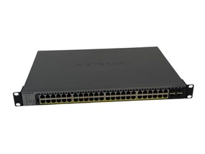 Netgear GS752TPv2 ProSafe 48-Port Gigabit PoE+ Smart Pro Switch with 4 SFP Ports - Picture 1 of 10