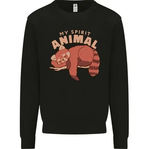 Red Panda My Spirit Animal Kids Sweatshirt Jumper - Picture 1 of 35