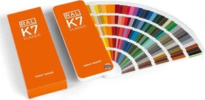 RAL K7 Color Chart, 216 Colors, Gloss, 5 Languages 1 PACK, Gloss Finish - Picture 1 of 5